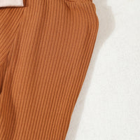 Load image into Gallery viewer, 2 Pieces Set Baby Kid Girls Halloween Letters Flower Tops And Solid Color Pants Wholesale 24092614
