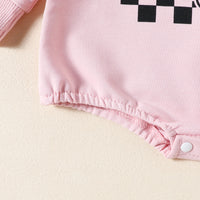 Load image into Gallery viewer, Baby Girls Checked Print Halloween Rompers Wholesale 24092617
