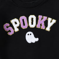 Load image into Gallery viewer, Baby Girls Boys Letters Embroidered Halloween Rompers Wholesale 24092618
