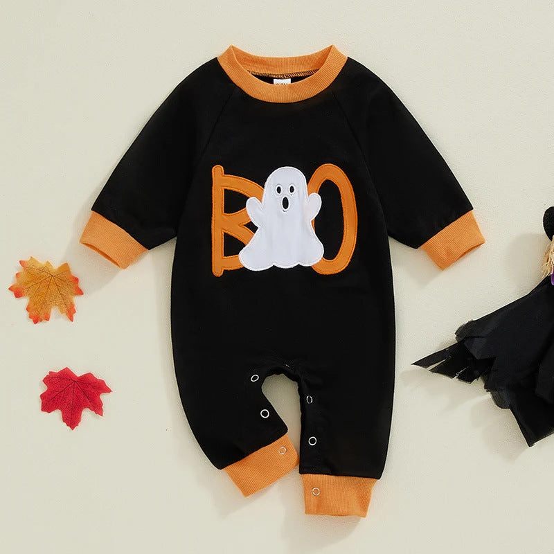 Baby Girls Boys Letters Halloween Jumpsuits Wholesale 24092626