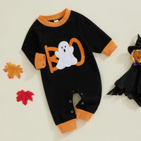 Load image into Gallery viewer, Baby Girls Boys Letters Halloween Jumpsuits Wholesale 24092626
