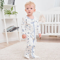 Load image into Gallery viewer, Baby Girls Boys Solid Color Cartoon Print Jumpsuits Wholesale 24101002
