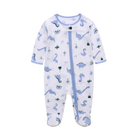 Load image into Gallery viewer, Baby Girls Boys Solid Color Cartoon Print Jumpsuits Wholesale 24101002
