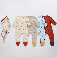 Load image into Gallery viewer, Baby Girls Boys Flower Polka dots Print Jumpsuits Wholesale 24101003
