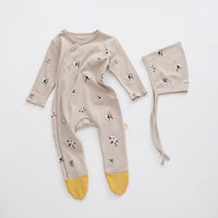 Load image into Gallery viewer, Baby Girls Boys Flower Polka dots Print Jumpsuits Wholesale 24101003
