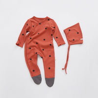 Load image into Gallery viewer, Baby Girls Boys Flower Polka dots Print Jumpsuits Wholesale 24101003
