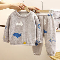 Load image into Gallery viewer, Baby Kid Girls Boys Flower Love heart Cartoon Bow Sleepwears Wholesale 24102302
