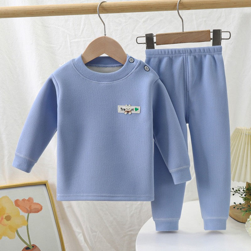 Baby Kid Girls Boys Solid Color Sleepwears Wholesale 24102306