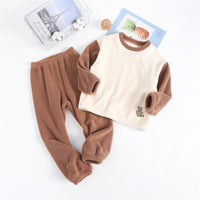 Load image into Gallery viewer, Kid Girls Boys Color-blocking Cartoon Sleepwears Wholesale 24102309
