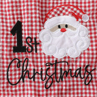 Load image into Gallery viewer, Baby Girls Checked Cartoon Christmas Jumpsuits Wholesale 24110102
