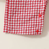 Load image into Gallery viewer, Baby Girls Checked Cartoon Christmas Jumpsuits Wholesale 24110102
