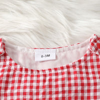 Load image into Gallery viewer, Baby Girls Checked Cartoon Christmas Jumpsuits Wholesale 24110102
