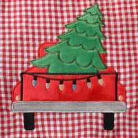 Load image into Gallery viewer, Baby Girls Checked Cartoon Christmas Jumpsuits Wholesale 24110102
