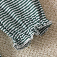 Load image into Gallery viewer, Baby Girls Striped Cartoon Christmas Jumpsuits Wholesale 24110106
