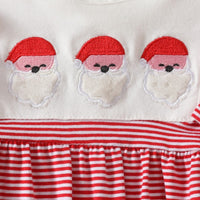 Load image into Gallery viewer, Baby Girls Striped Cartoon Christmas Jumpsuits Wholesale 24110106
