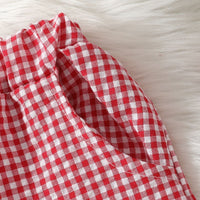 Load image into Gallery viewer, 2 Pieces Set Baby Kid Girls Christmas Cartoon Tops And Checked Pants Wholesale 24110108
