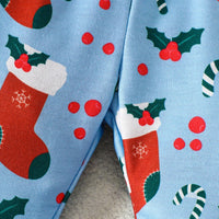 Load image into Gallery viewer, 2 Pieces Set Baby Kid Girls Christmas Letters Print Tops And Pants Wholesale 24110111
