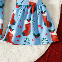 Load image into Gallery viewer, 2 Pieces Set Baby Kid Girls Christmas Letters Print Tops And Pants Wholesale 24110111
