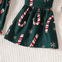 Load image into Gallery viewer, 2 Pieces Set Baby Kid Girls Christmas Letters Print Tops And Pants Wholesale 24110111
