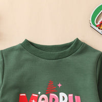 Load image into Gallery viewer, Baby Girls Boys Letters Christmas Rompers Wholesale 24110112
