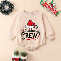 Load image into Gallery viewer, Baby Girls Boys Letters Christmas Rompers Wholesale 24110112
