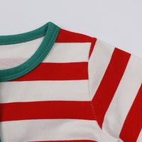 Load image into Gallery viewer, 2 Pieces Set Baby Girls Boys Striped Color-blocking Jumpsuits And Hats Wholesale 24110114
