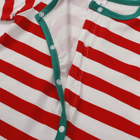 Load image into Gallery viewer, 2 Pieces Set Baby Girls Boys Striped Color-blocking Jumpsuits And Hats Wholesale 24110114
