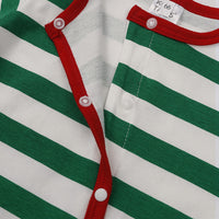 Load image into Gallery viewer, 2 Pieces Set Baby Girls Boys Striped Color-blocking Jumpsuits And Hats Wholesale 24110114
