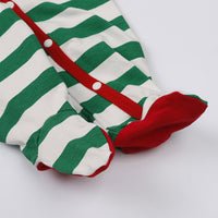 Load image into Gallery viewer, 2 Pieces Set Baby Girls Boys Striped Color-blocking Jumpsuits And Hats Wholesale 24110114
