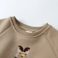 Load image into Gallery viewer, Baby Girls Boys Solid Color Cartoon Christmas Rompers And Hats Wholesale 24110115
