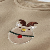 Load image into Gallery viewer, Baby Girls Boys Solid Color Cartoon Christmas Rompers And Hats Wholesale 24110115
