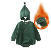 Load image into Gallery viewer, Baby Girls Boys Solid Color Cartoon Christmas Rompers And Hats Wholesale 24110115

