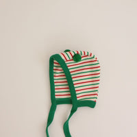 Load image into Gallery viewer, 2 Pieces Set Baby Girls Boys Christmas Striped Color-blocking Jumpsuits And Hats Wholesale 24110118
