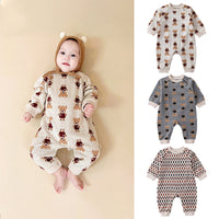Load image into Gallery viewer, Baby Boys Striped Animals Cartoon Jumpsuits Wholesale 24110601
