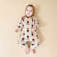 Load image into Gallery viewer, Baby Boys Striped Animals Cartoon Jumpsuits Wholesale 24110601
