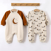 Load image into Gallery viewer, Baby Boys Animals Galaxy Jumpsuits Wholesale 24110602
