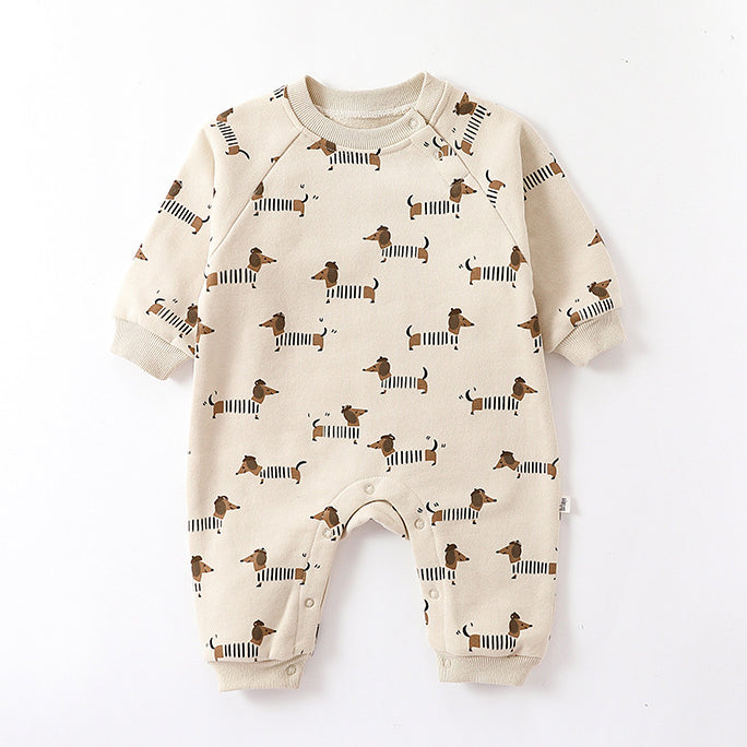 Baby Boys Animals Galaxy Jumpsuits Wholesale 24110602