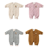 Load image into Gallery viewer, Baby Girls Boys Solid Color Cartoon Jumpsuits Wholesale 24110603
