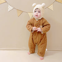 Load image into Gallery viewer, Baby Girls Boys Solid Color Cartoon Jumpsuits Wholesale 24110603
