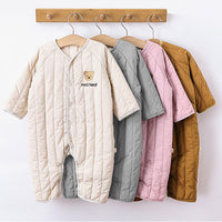 Load image into Gallery viewer, Baby Girls Boys Solid Color Cartoon Jumpsuits Wholesale 24110603
