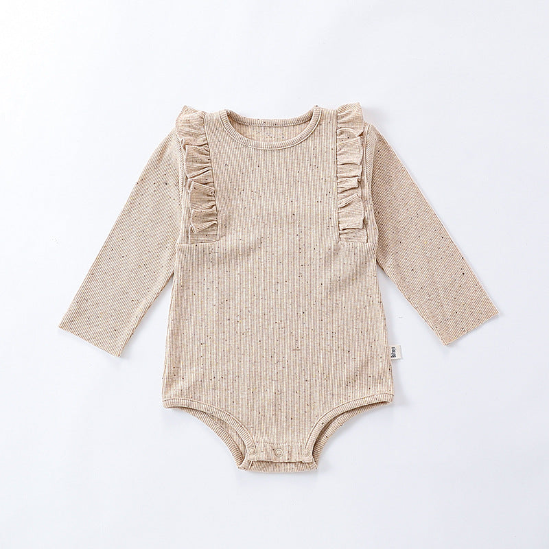 Baby Girls Solid Color Rompers Or Jumpsuits Wholesale 24110621