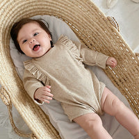 Load image into Gallery viewer, Baby Girls Solid Color Rompers Or Jumpsuits Wholesale 24110621
