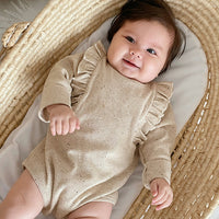 Load image into Gallery viewer, Baby Girls Solid Color Rompers Or Jumpsuits Wholesale 24110621
