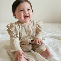 Load image into Gallery viewer, Baby Girls Solid Color Rompers Or Jumpsuits Wholesale 24110621
