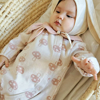 Load image into Gallery viewer, Baby Girls Love heart Polka dots Print Jumpsuits Wholesale 24110624
