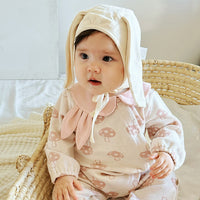 Load image into Gallery viewer, Baby Girls Love heart Polka dots Print Jumpsuits Wholesale 24110624
