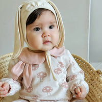 Load image into Gallery viewer, Baby Girls Love heart Polka dots Print Jumpsuits Wholesale 24110624
