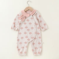 Load image into Gallery viewer, Baby Girls Love heart Polka dots Print Jumpsuits Wholesale 24110624
