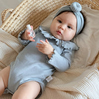 Load image into Gallery viewer, Baby Girls Solid Color Rompers Wholesale 24110627
