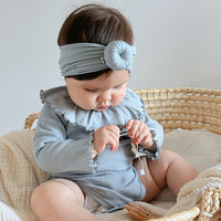 Load image into Gallery viewer, Baby Girls Solid Color Rompers Wholesale 24110627
